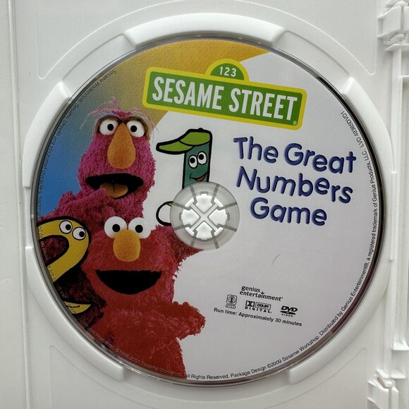Sesame Street The Great Numbers Game DVD Elmo Telly Gabi Learning Educational - Picture 3 of 8